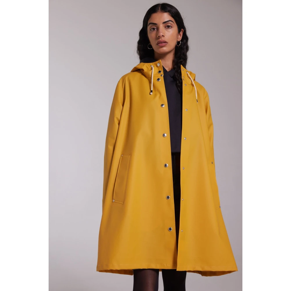 Stutterheim A-lijn Waterdichte Regenjas voor Vrouwen Yellow Dames