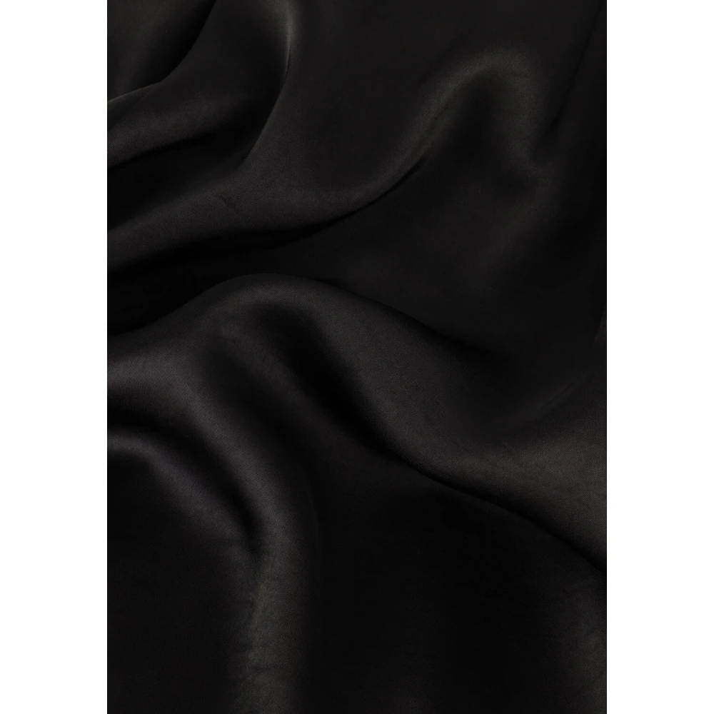 NEO NOIR Elegante Sateen Jurk voor Vrouwen Black Dames