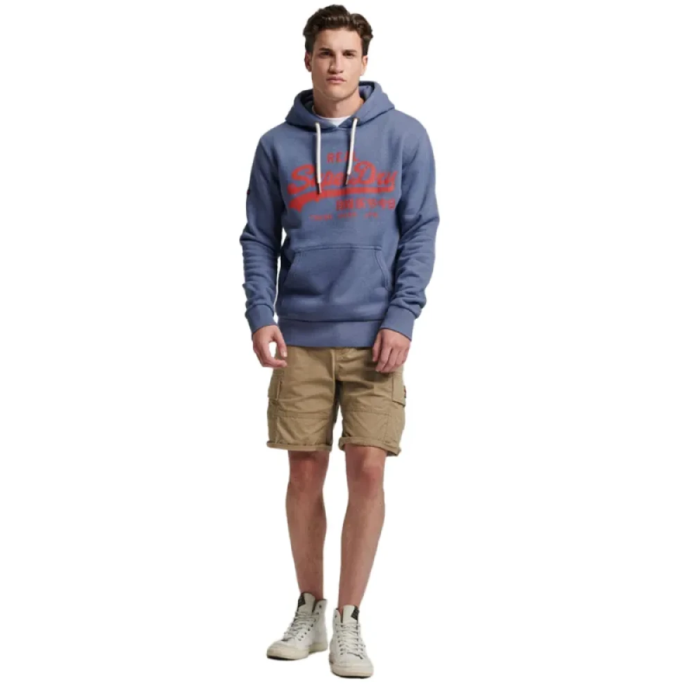 Superdry Uomo Blu Felpe, S, New,