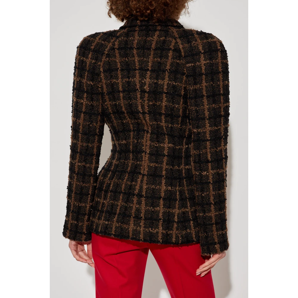 Versace Double-breasted blazer Brown Dames