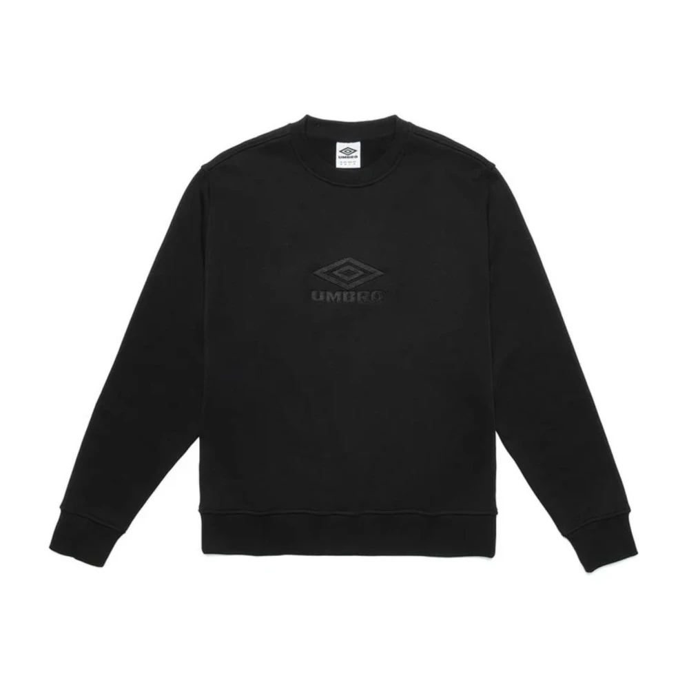 Umbro Heren Crew Neck Sweatshirt Black Heren
