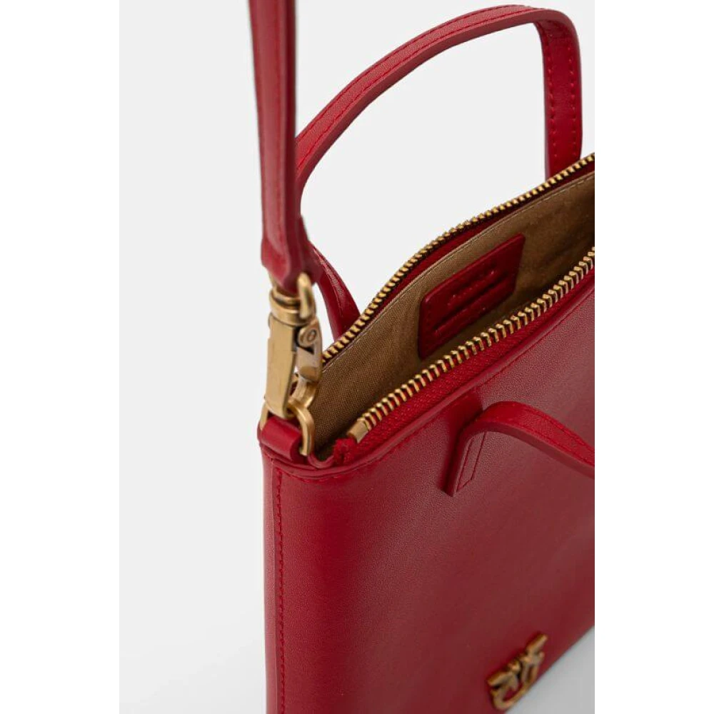 pinko Rode Mini Shopper Tas Red Dames
