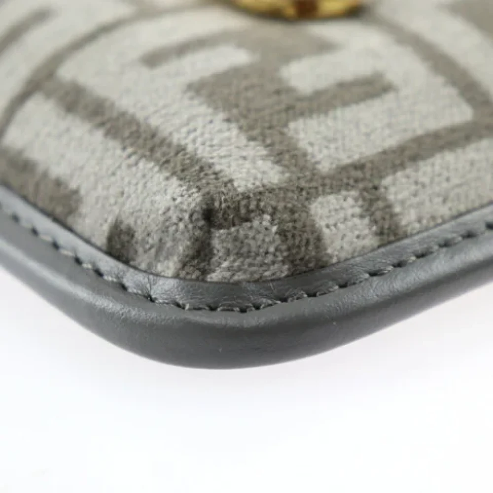 Fendi Vintage Pre-owned Cotton fendi-bags Gray Dames