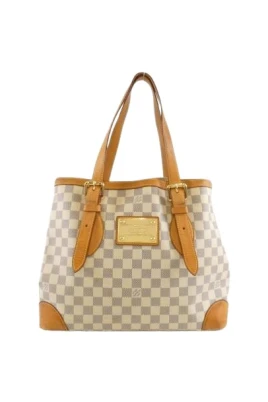 Pre-owned Hampstead Damier Azur Tote Bag