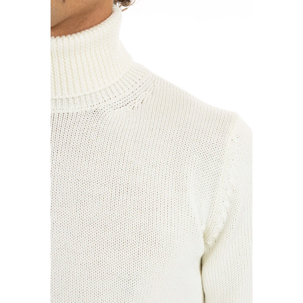 Roberto Collina Merino Wol Trui Room Beige Heren