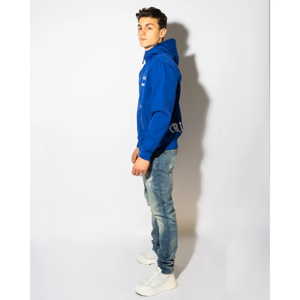 In Gold We Trust Blauwe Softshell Jas Blue Heren
