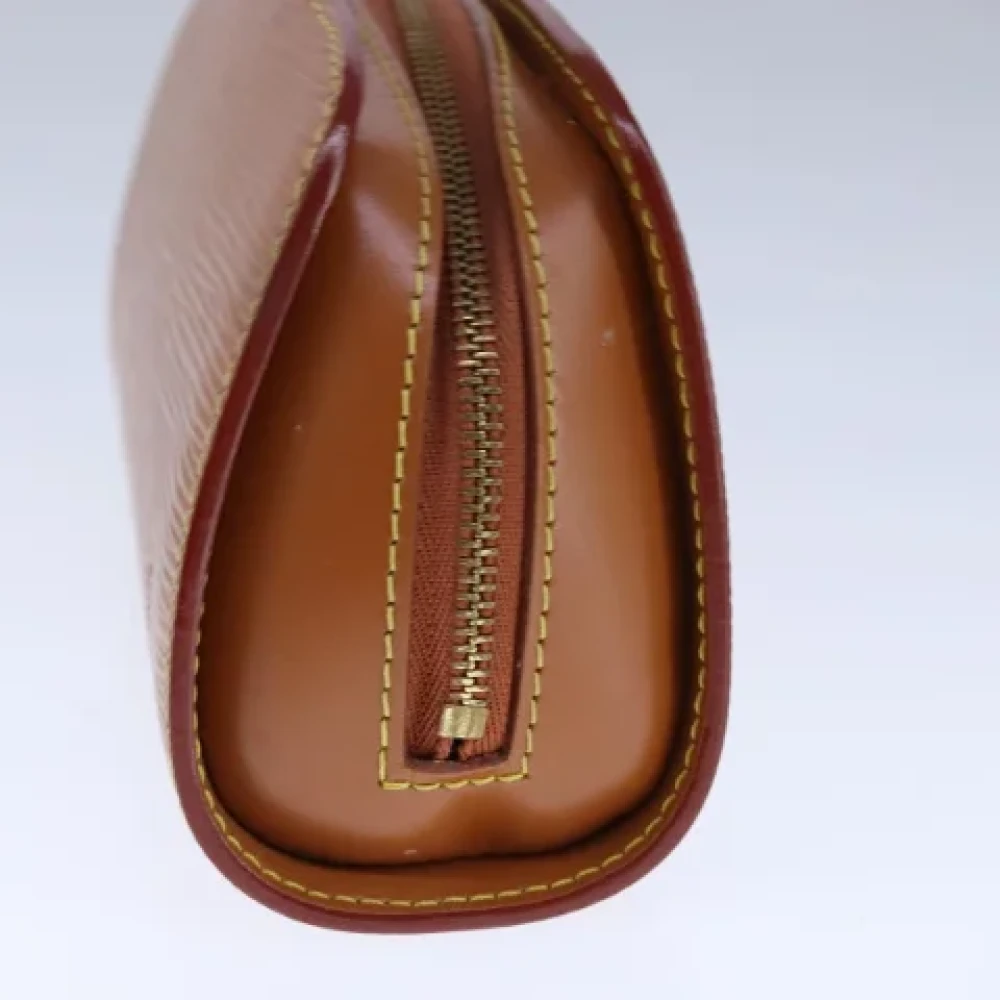 Louis Vuitton Vintage Pre-owned Leather pouches Brown Dames