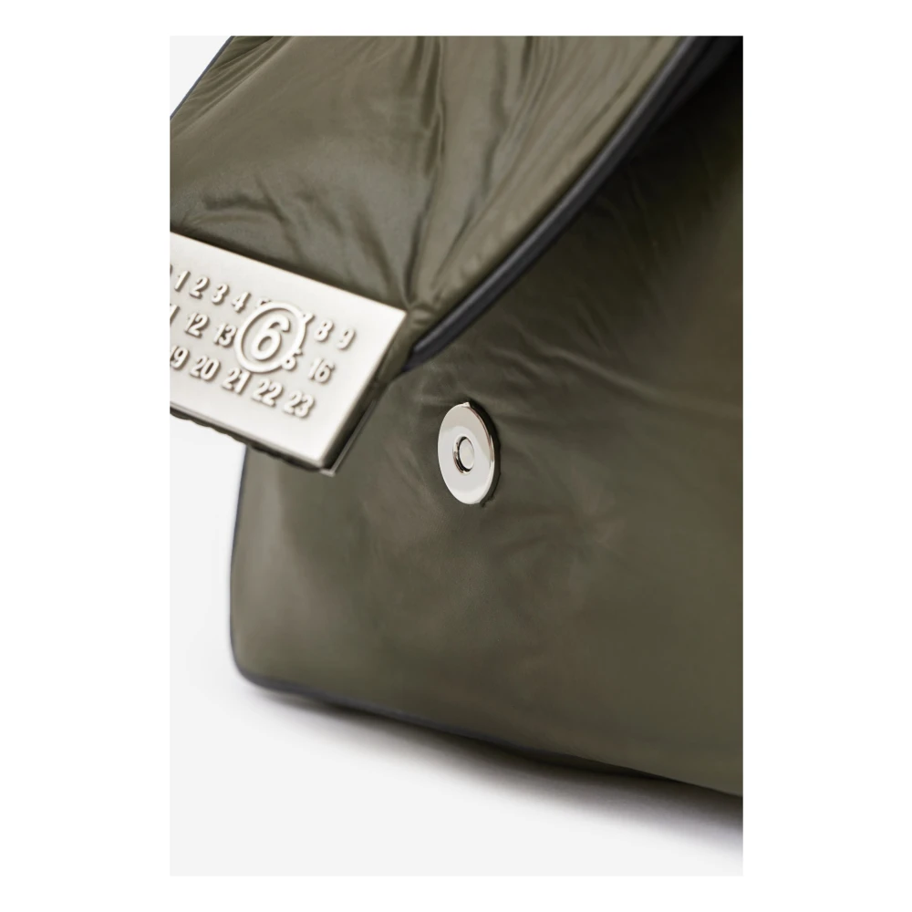 MM6 Maison Margiela Stijlvolle leren tassen voor vrouwen Green Dames