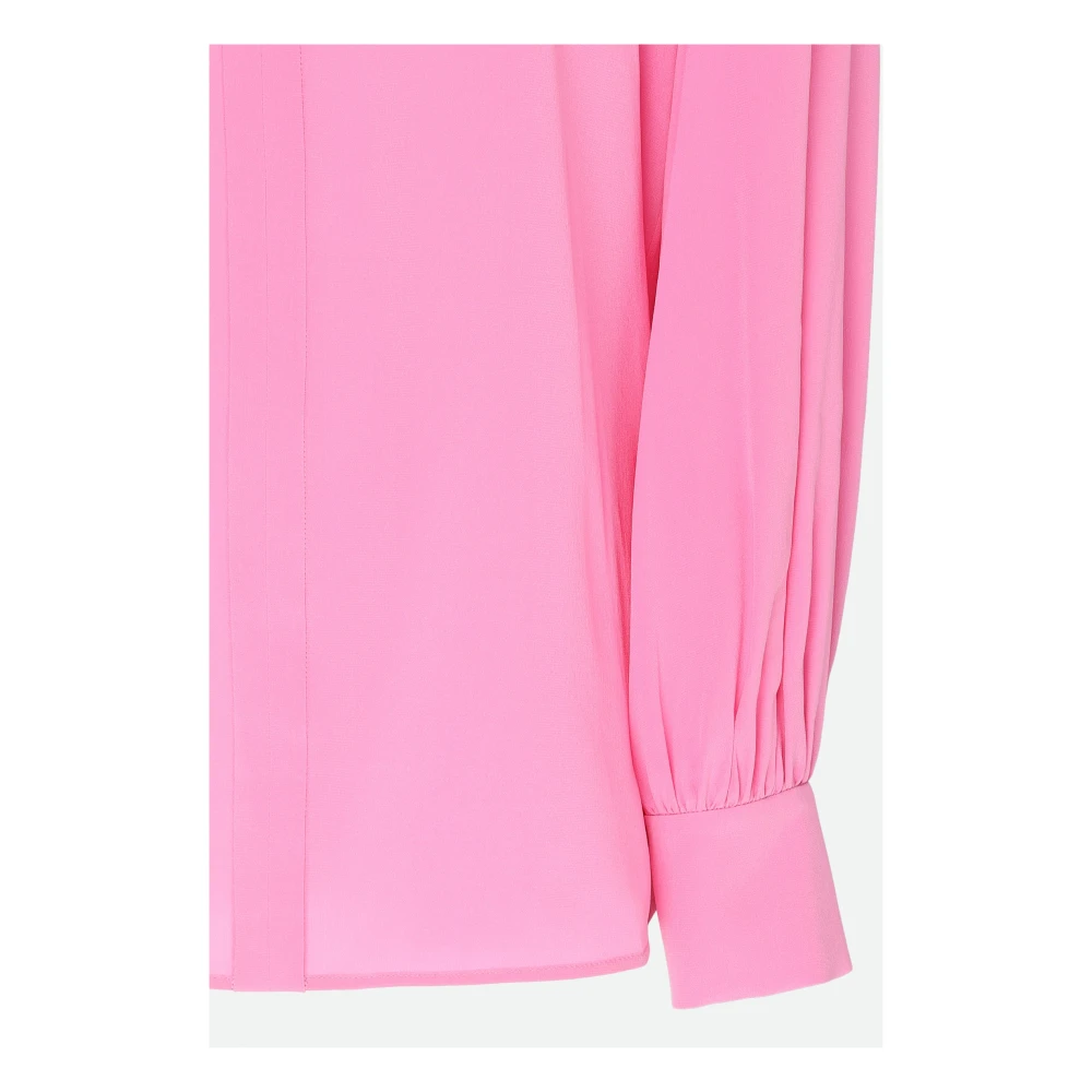 Max Mara Studio Roze Blouse Elegante Stijl Pink Dames