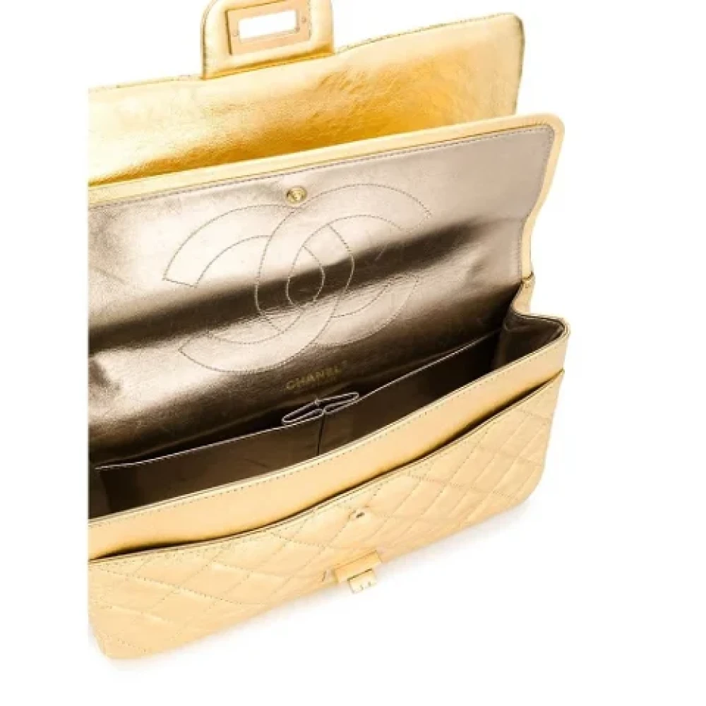 Chanel Vintage Pre-owned Leather chanel-bags Yellow Dames