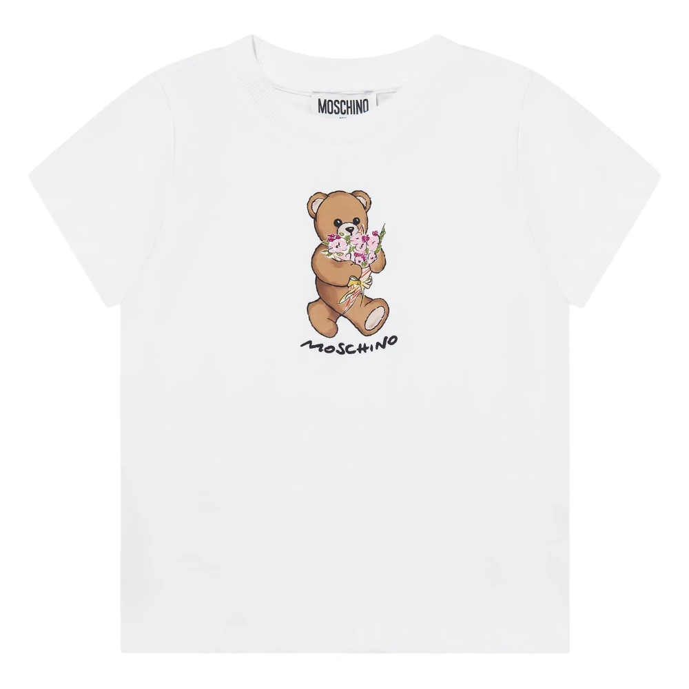 Moschino Women's White Teddy Bear T-Shirt