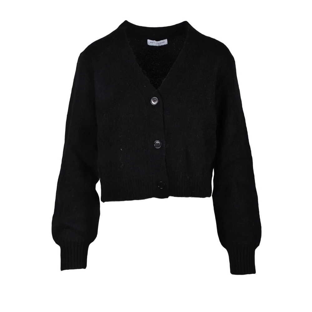 Weili Zheng Zwarte Cardigan voor Vrouwen Black Dames