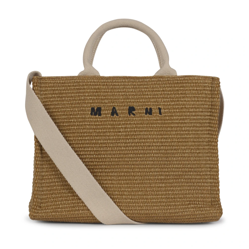 Marni - Bags > Tote Bags - Beige - Marni - Modalova