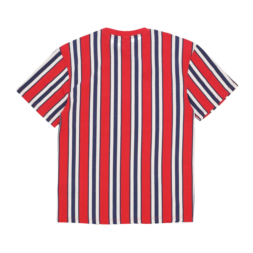 Karl Kani Retro Gestreept T-shirt Rood Wit Multicolor Heren