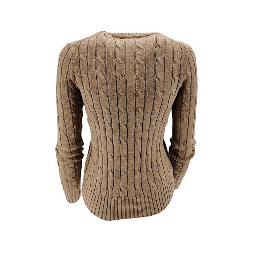 Ralph Lauren Kameel Sweaters voor Heren Brown Dames