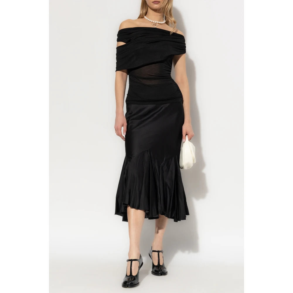 Blumarine Draped top Black Dames