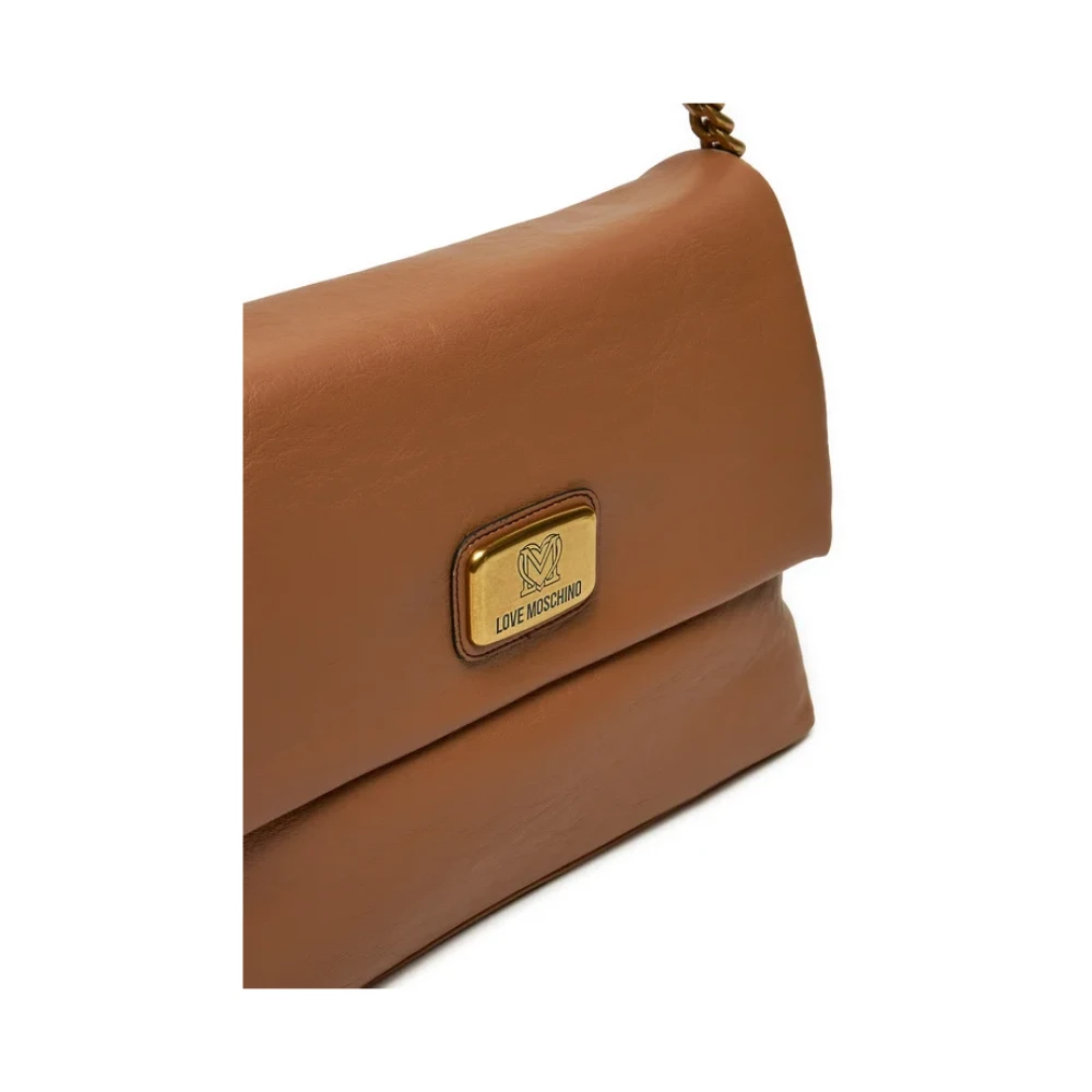 Love Moschino Schoudertas Grote Array Brown Dames