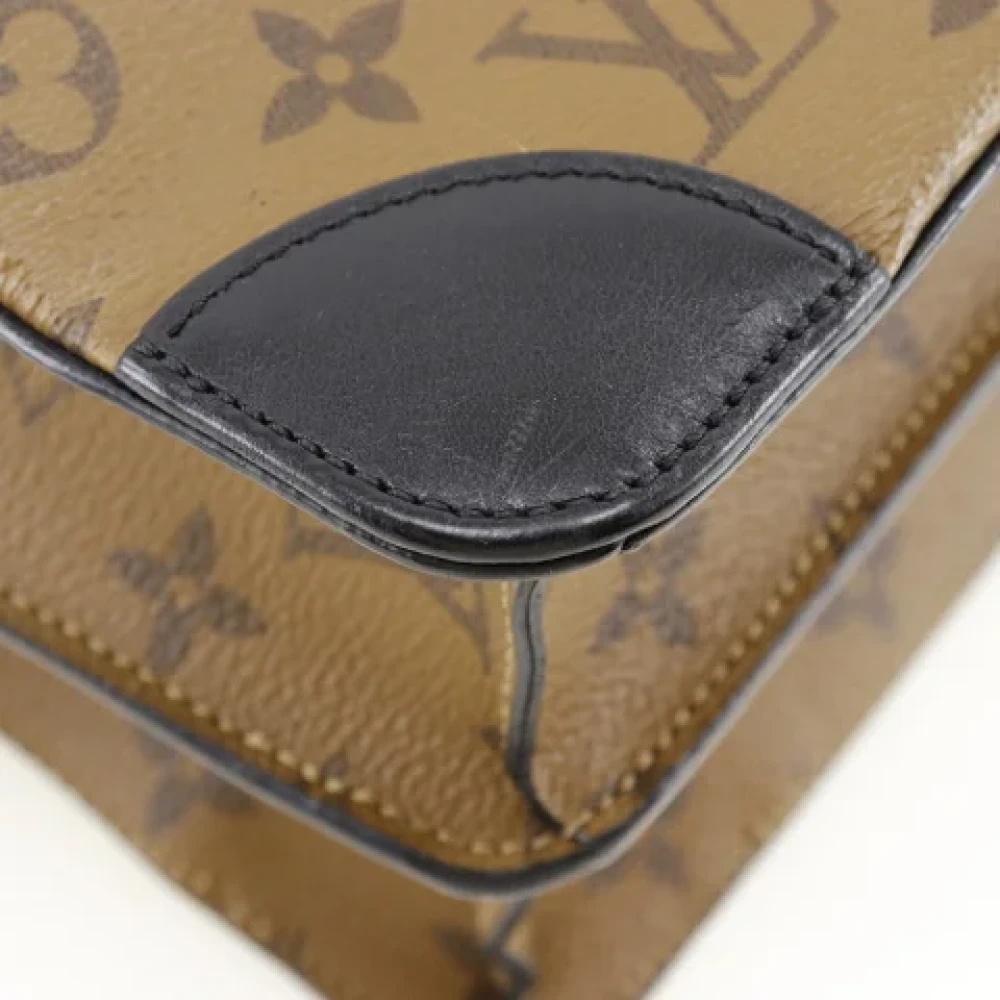 Louis Vuitton Vintage Pre-owned Canvas handbags Black Dames