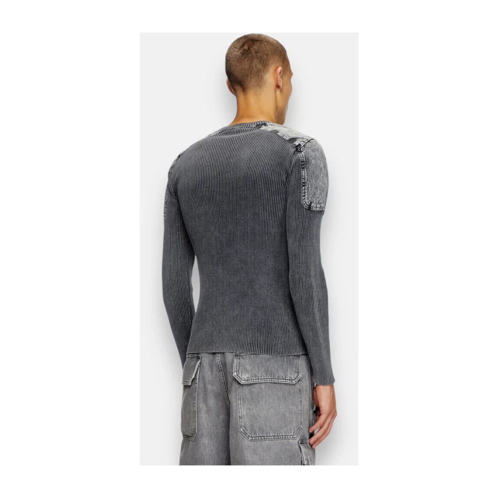 Diesel Urban Utility Gebreide Trui Gray Heren