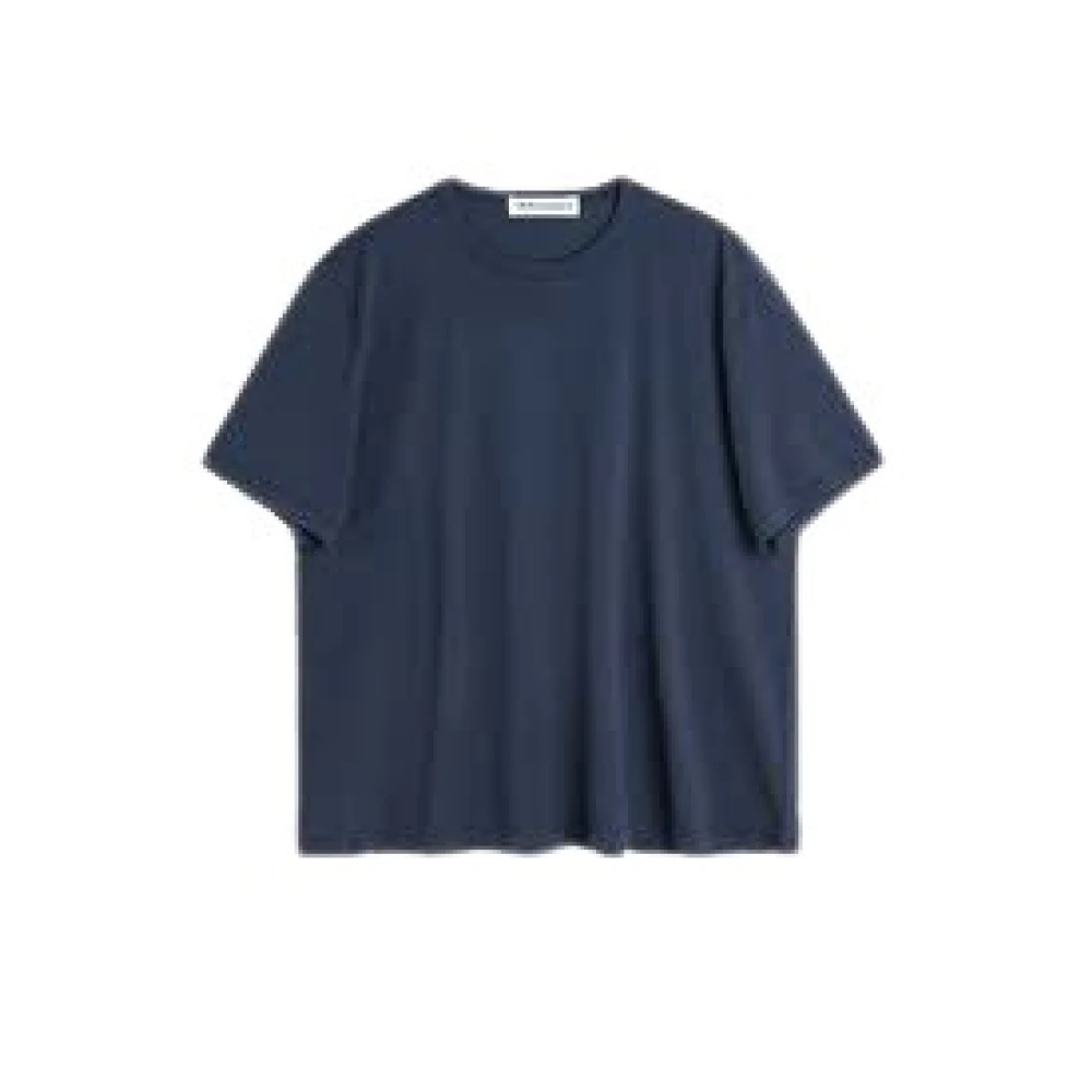 Our Legacy Casual Katoenen T-shirt Blue Heren