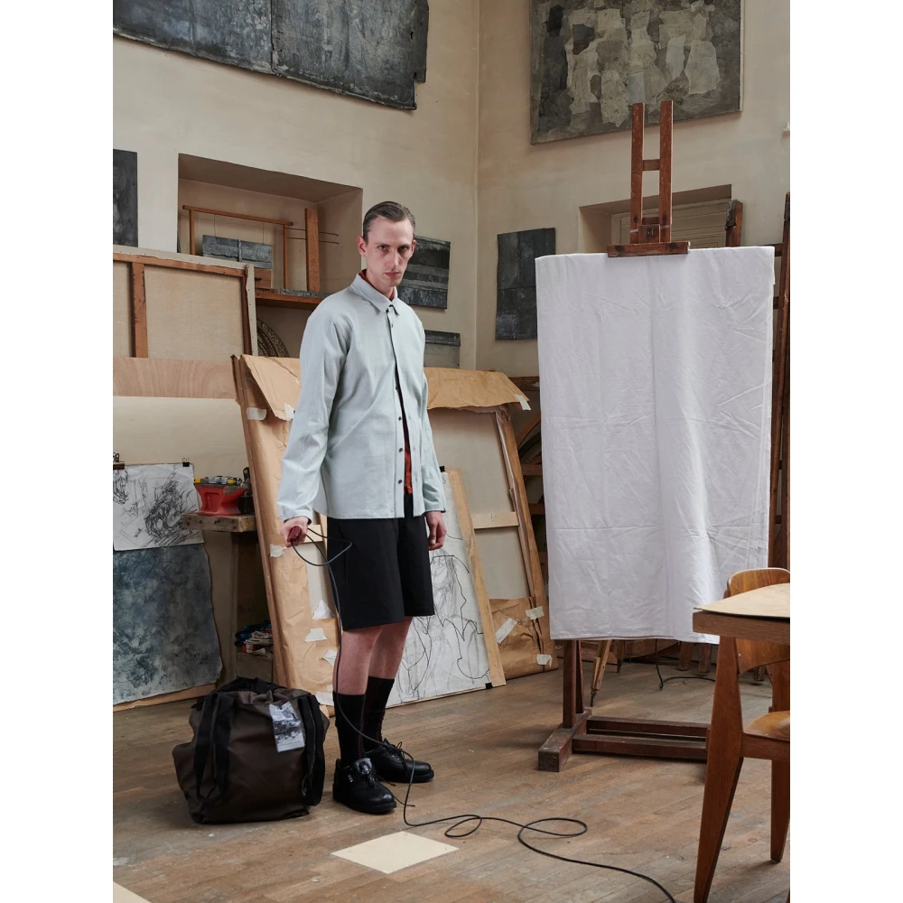 Gr10K Zwarte Ibq Storage Bermuda Shorts Black Heren