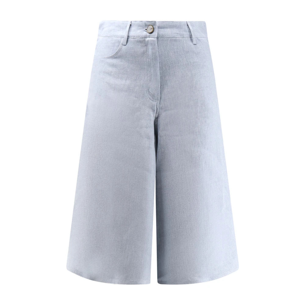 Alysi Women's Blue Denim Shorts, 2XS, Bermuda Shorts