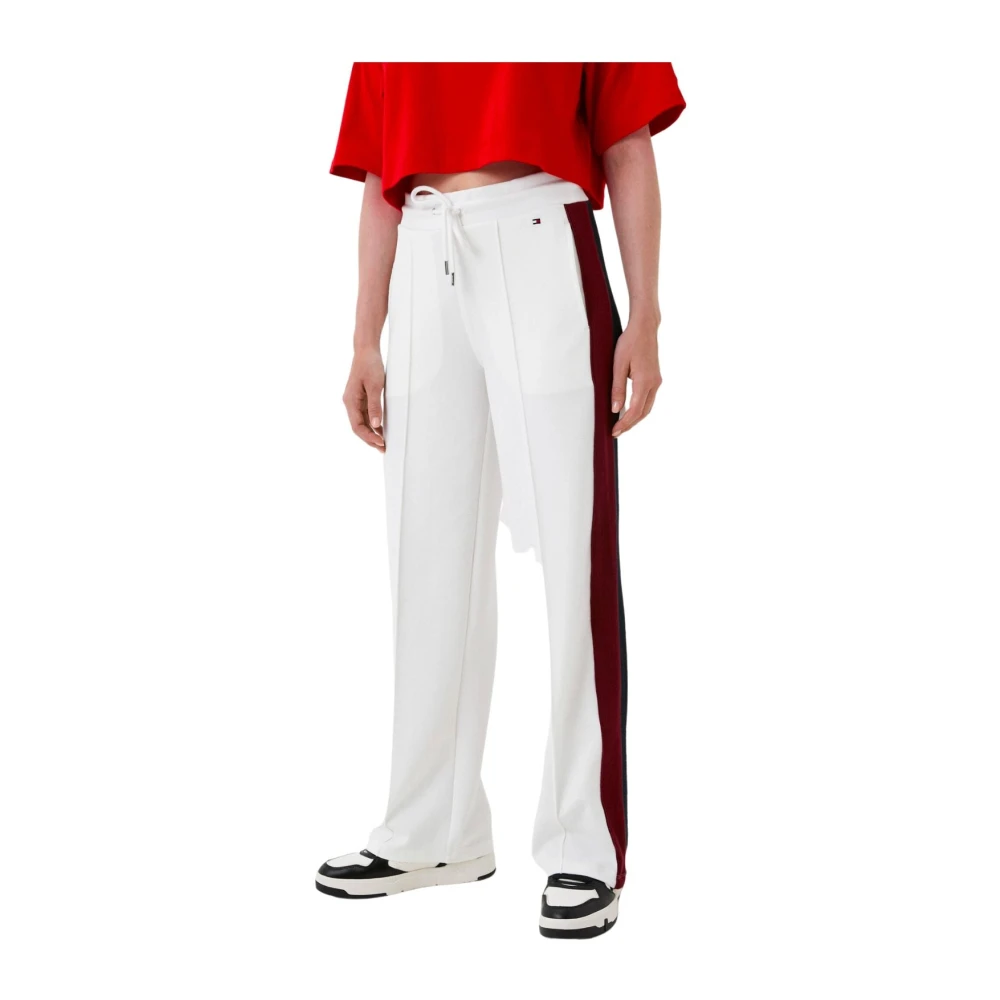 Tommy Hilfiger Dames Global Stripe Broek White Dames