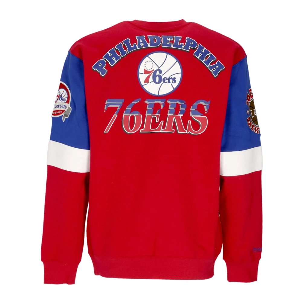 Mitchell & Ness NBA All Over Crew Sweatshirt Multicolor Heren
