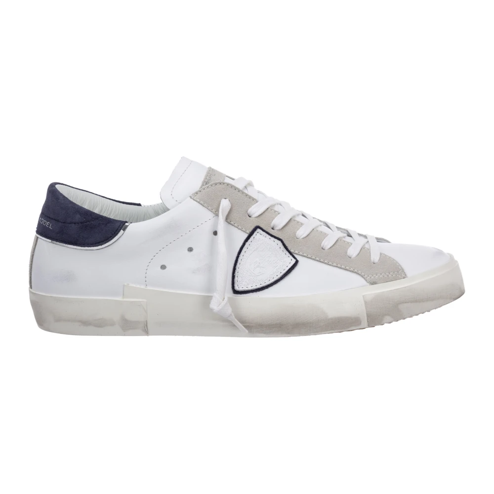 Philippe Model Men's White Prsx Low-Top Trainers - Sneakers - 8 Uk - Shoes