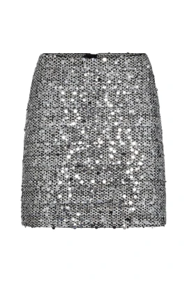 Silver Paljett Mini Kjol