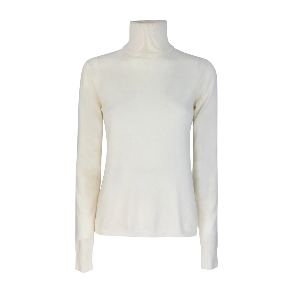 Max Mara Studio Witte Sweater Lana Cashmere Handwas White Dames
