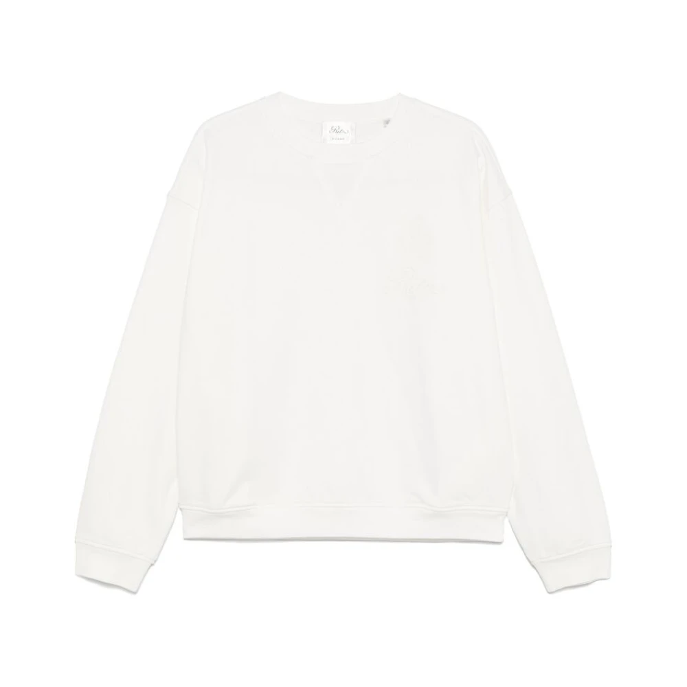 Frame Parijse Witte Crew Neck Sweatshirt White Heren