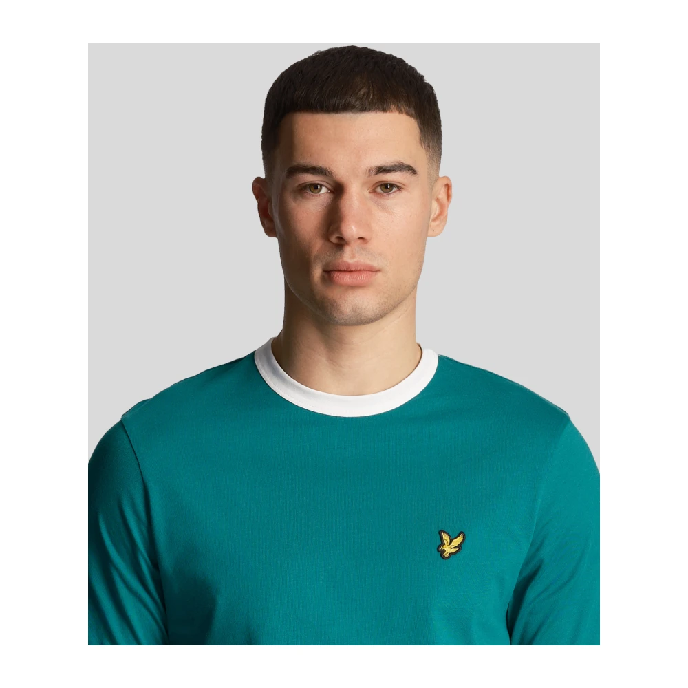 Lyle & Scott Ringer T-Shirt Green Heren
