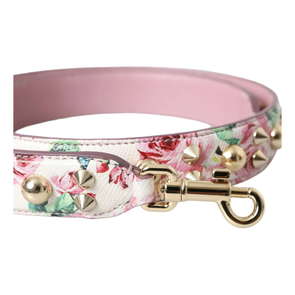 Dolce & Gabbana Roze Bloemen Schoudertas Accessoire Pink Dames