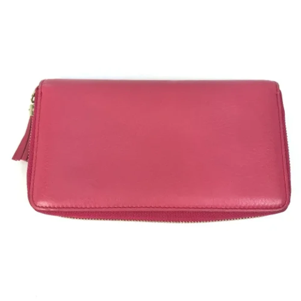 Gucci Vintage Pre-owned Leather wallets Pink Dames