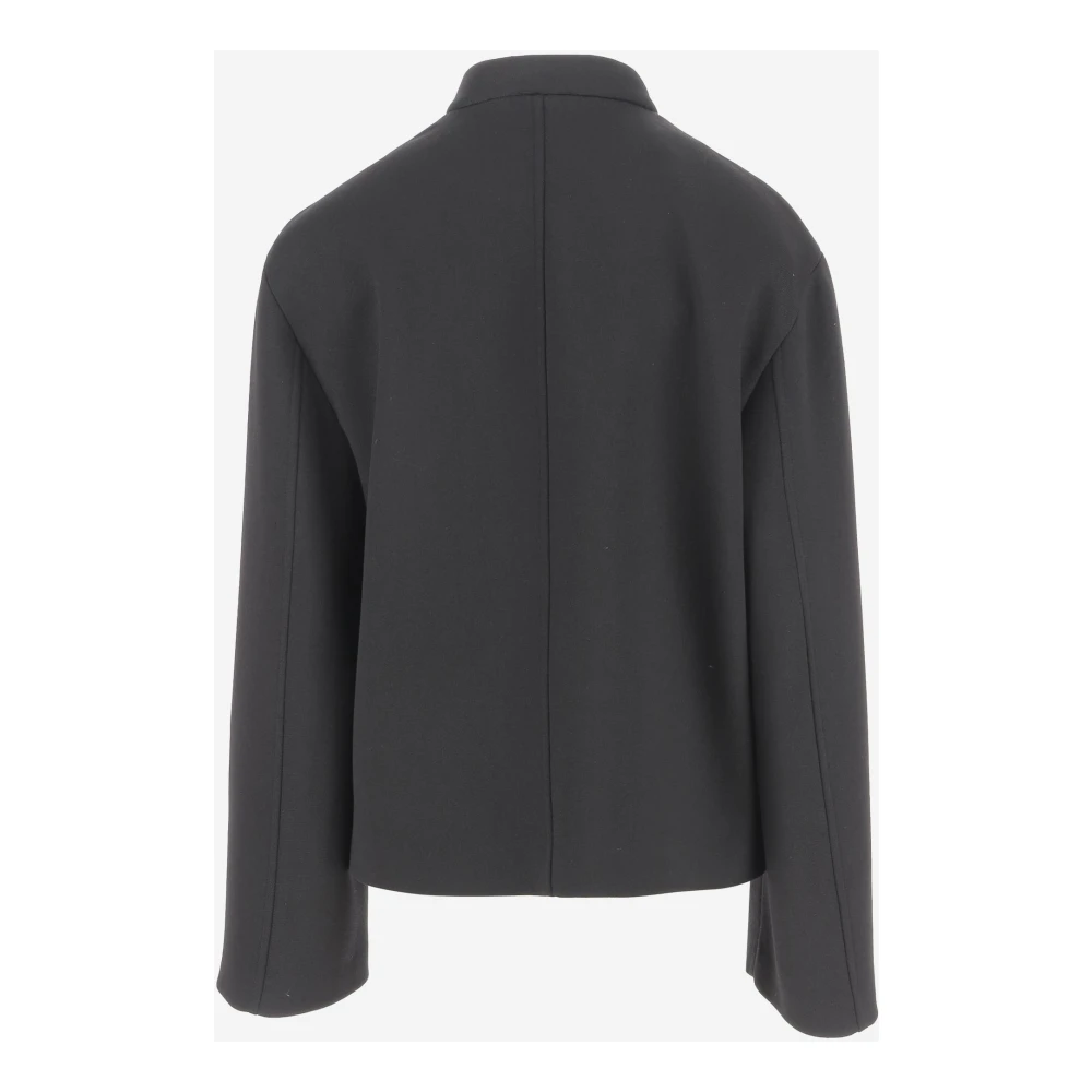 Jil Sander Zwarte Jassen voor Vrouwen Black Dames
