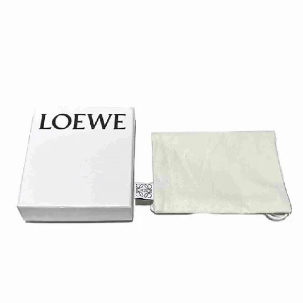 Loewe Pre-owned Leather wallets Beige Dames
