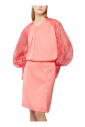 veste-en-soie-rouge-corail-brodee-dorchidees