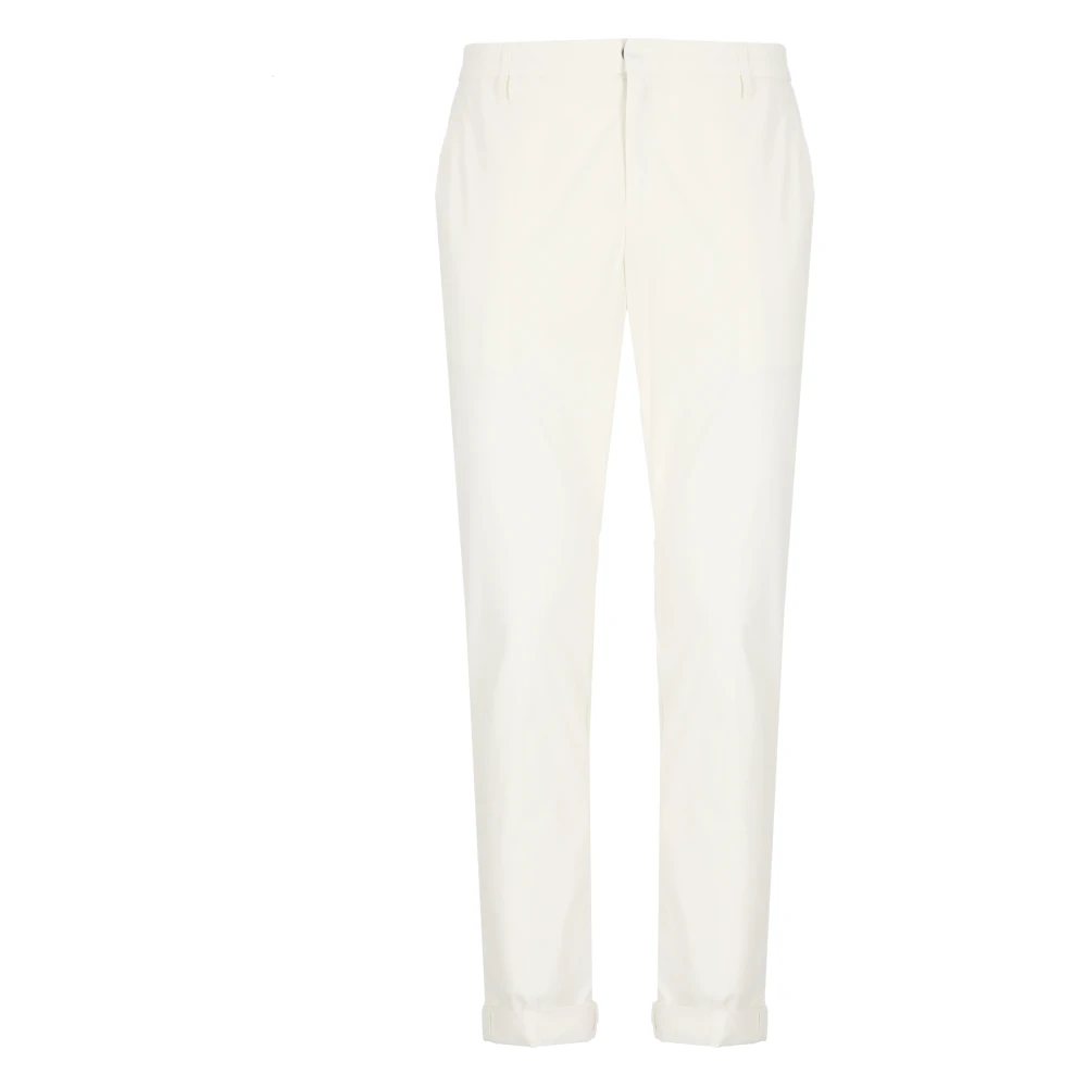 Dondup Katoenen Broek met Voorknoppen Beige Heren