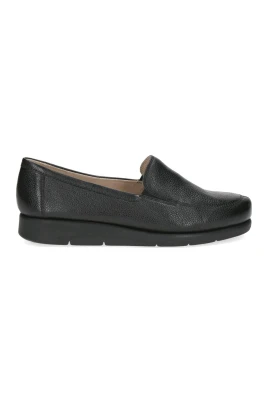 Svarta Stängda Loafers för Kvinnor