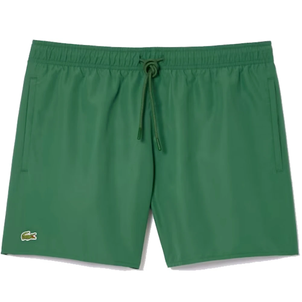 Lacoste Uomo Verde Costumi Da Bagno, L, New,