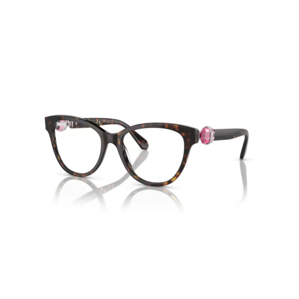 Swarovski Brown Glasses, Unisex, 54 Mm, Sk2004 Cat-Eye Frame