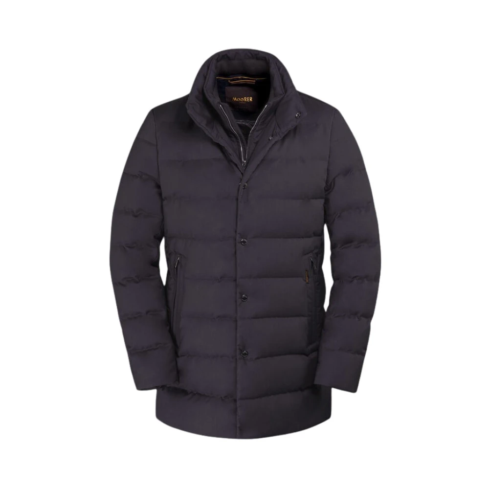Moorer Men's Black Down Jackets, S, Imel-Pum Coat