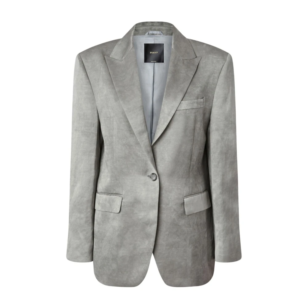 Pinko Grijze jas Dames bovenkleding Gray Dames