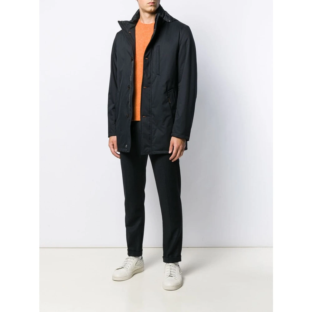 Moorer Blauwe Lange Herenjas 'Plutone' Blue Heren