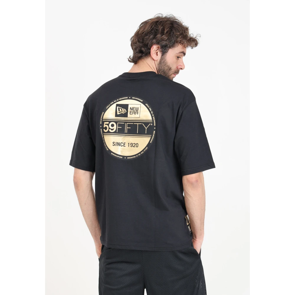 new era Oversized Lifestyle 59Fifty Zwart T-shirt Black Heren