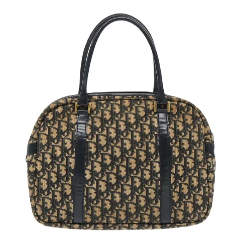 Dior Vintage Pre-owned Canvas dior-bags Beige Dames
