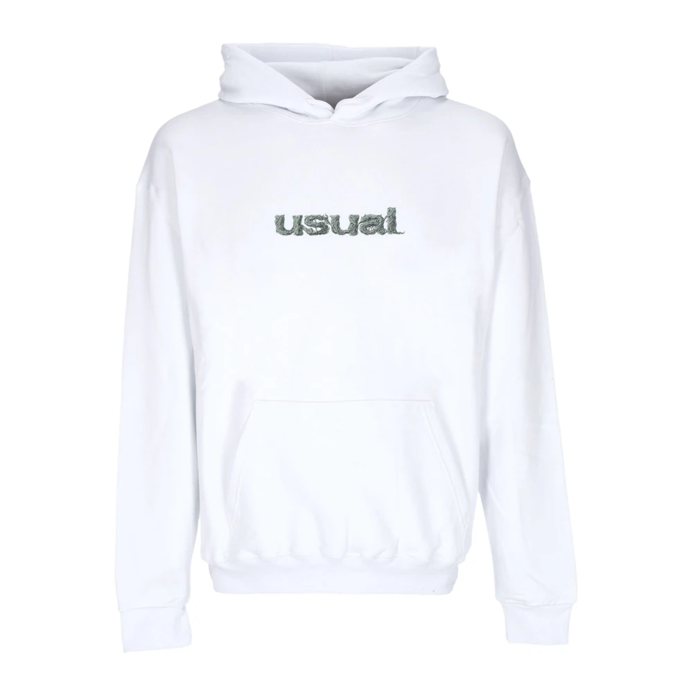 Usual Witte Dionea Hoodie Sweatshirt met lange mouwen White Heren
