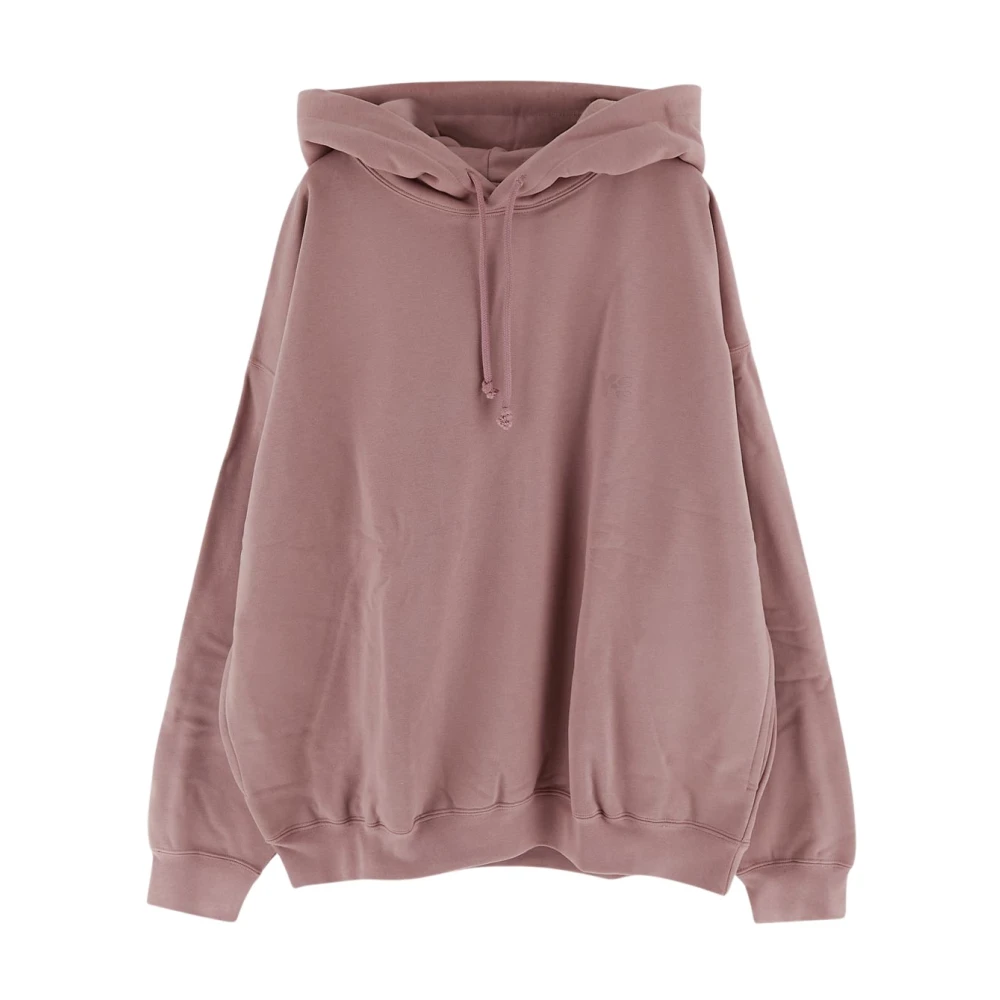 Y-3 Katoenen Logo Hoode Hoodie Pink Dames
