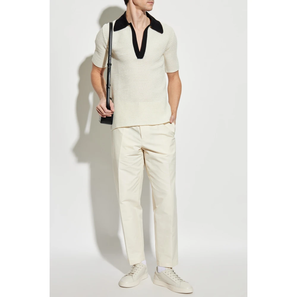 Jil Sander Geplooide broek Beige Heren